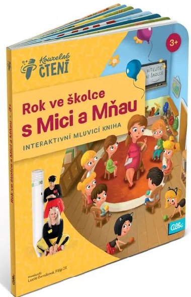 Rok ve školce s Mici a Mňau - Interaktivní mluvící kniha - Albi Rok ve školce s Mici a Mňau - Interaktivní mluvící kniha - Albi