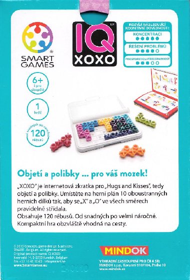 IQ XOXO - hra smart - hlavolamová hra pro jednoho hráče - Mindok IQ XOXO - hra smart - hlavolamová hra pro jednoho hráče - Mindok