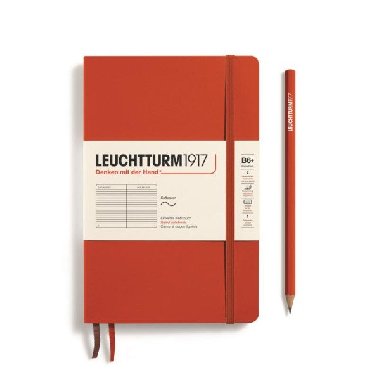 Leuchtturm1917 Zpisnk Fox Red Softcover B6+ linkovan - neuveden
