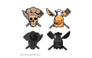 One Piece Set odznak 2 ks - Sanji & Jeff - neuveden