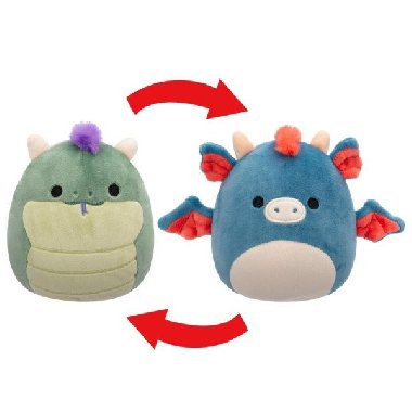 Squishmallows 2v1 Baziliek Magtus a Drak Carin 13 cm - neuveden