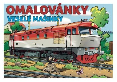 Omalovánky Veselé mašinky - Radioservis