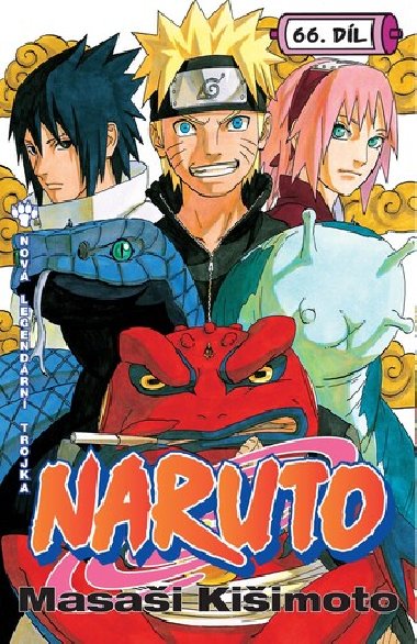 Naruto 66 - Nová legendární trojka - Masaši Kišimoto