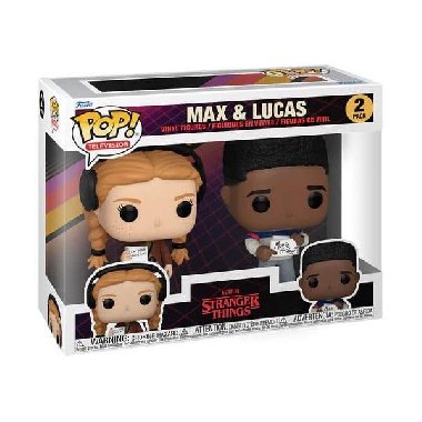 Funko POP TV:Stranger ThingsS4 -Max & Lucas 2-pack - neuveden