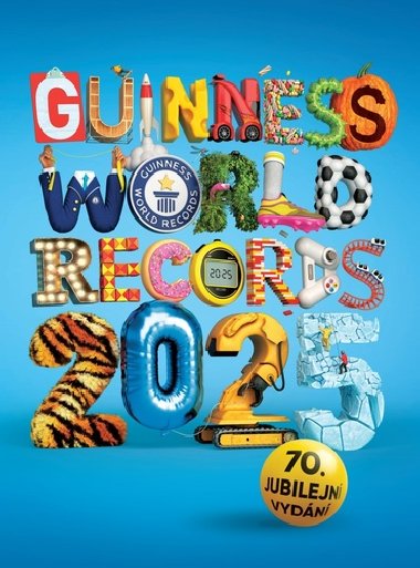 Guinnessova kniha rekord - Guinness World Records 2025 - esky - Guinness