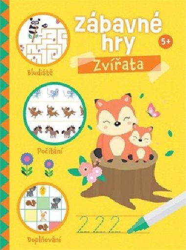 Zábavné hry Zvířata 5+ - Svojtka