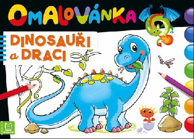Omalovánka Dinosauři a draci - Marzena Ćwik; Aleksandra Paluchowska