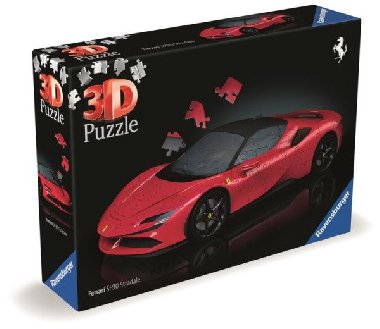 Puzzle 3D Ferrari SF90 Stradale 108 dlk - neuveden