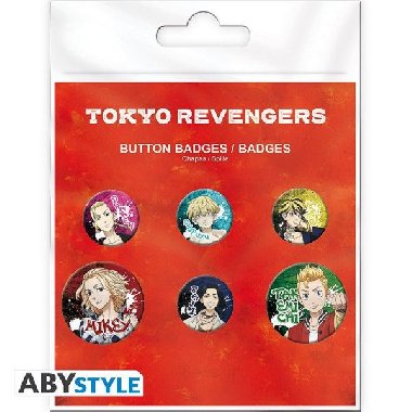 Tokyo Revengers Sada odznak Toman Gang - neuveden