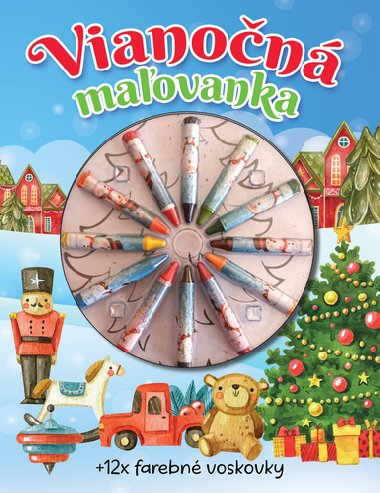 Vianon maovanka + 12 farebnch voskoviek - 