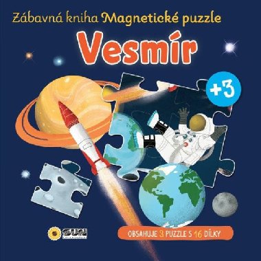 Zbavn magnetick kniha Vesmr - ti a skldej - neuveden