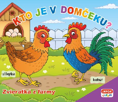 Kto je v domeku? Zvieratk z farmy - 