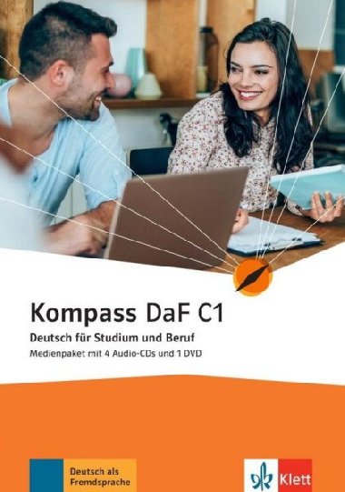 Kompass DaF 3 (C1) - Medienpaket (4Audio CD + DVD) - Braun Birgit