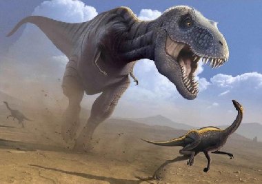 Pohlednice Lovc T-rex - 