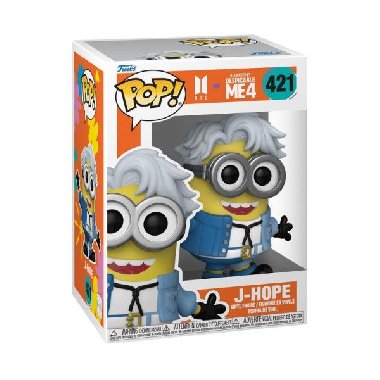 Funko POP Rocks: Despicable Me 4 X BTS - J-Hope - neuveden