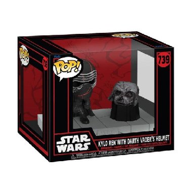 Funko POP Deluxe: Star Wars - Kylo Ren with Darth Vaders Helmet - neuveden