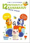 12 papierovch kamartov zo sveta zvierat Statok - 