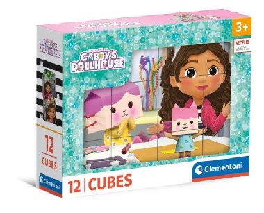 Obrzkov kostky Gabbys Dollhouse 12 ks - neuveden