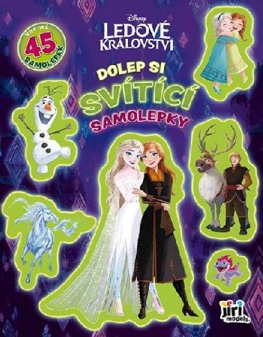 Dolep si svítící samolepky Ledové království - neuveden