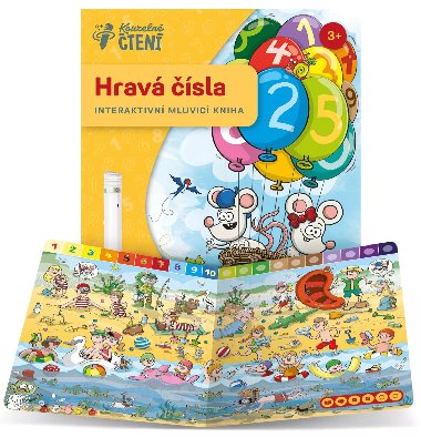 Hravá čísla - Kouzelné čtení - Interaktivní mluvicí kniha - Albi Hravá čísla - Kouzelné čtení - Interaktivní mluvicí kniha - Albi