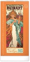 Kalendář 2023 nástěnný: Alfons Mucha, 33 × 64 cm - Alfons Mucha