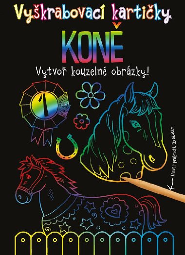 Vyškrabovací kartičky: Koně - Kolektiv