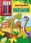 Maľovanka s dinosaurmi - 