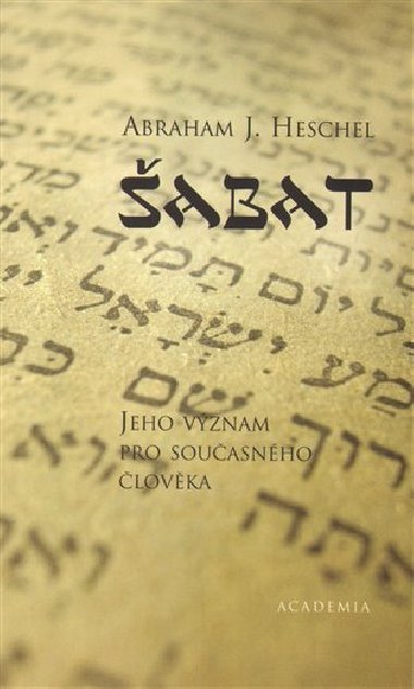 abat - Abraham J. Heschel