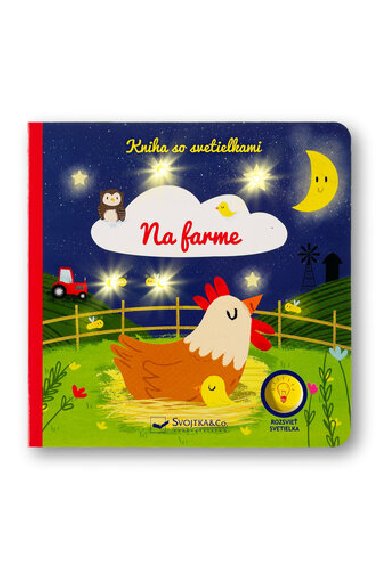 Kniha so svetielkami Na farme - 