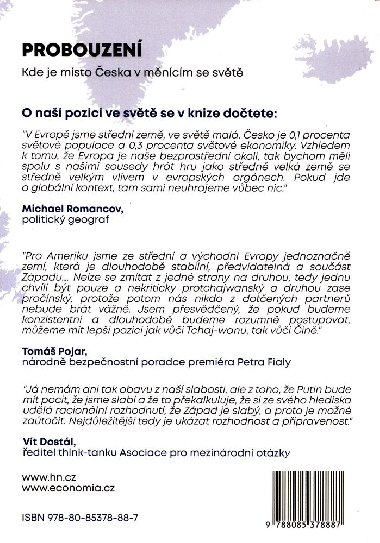 Probouzení - kde je místo Česka v měnícím se světě - Martin Ehl Probouzení - kde je místo Česka v měnícím se světě - Martin Ehl