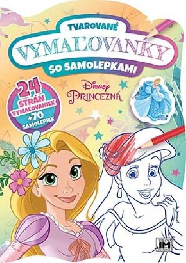 Tvarované vymaľovanky Princezné - 