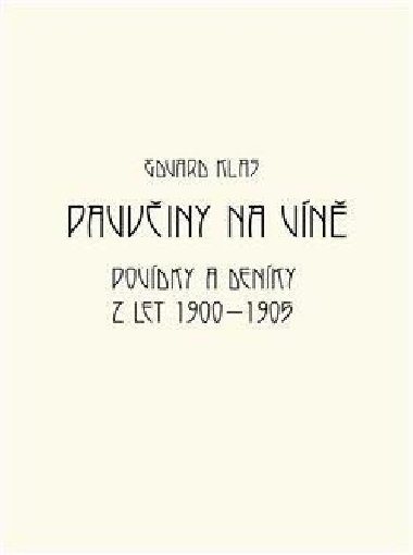 Pavuiny na vn - Edvard Klas