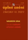 Aktualizace IV/3 2022 Zkon o zadvn veejnch zakzek, katastrln zkon - neuveden