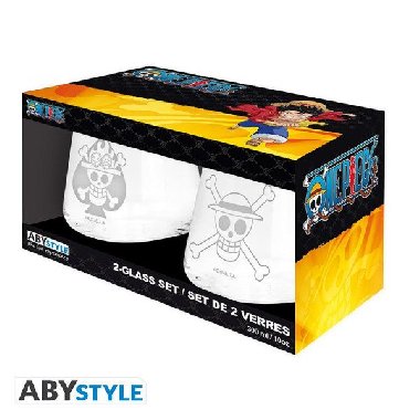 One Piece Set sklenic Luffy & Ace - neuveden