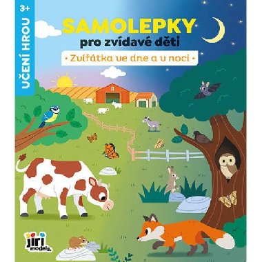 Samolepky pro zvdav dti Zvtka ve dne a v noci - 