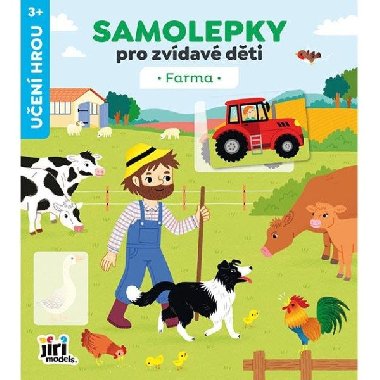 Samolepky pro zvdav dti Farma - 