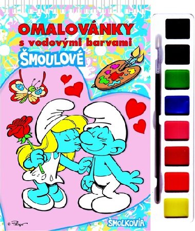 Omalovnky s vodovmi barvami a ttcem moulov - 