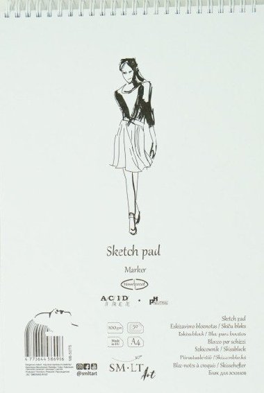 SMLT Art Blok na spirle Authentic A4 - 50 list - neuveden