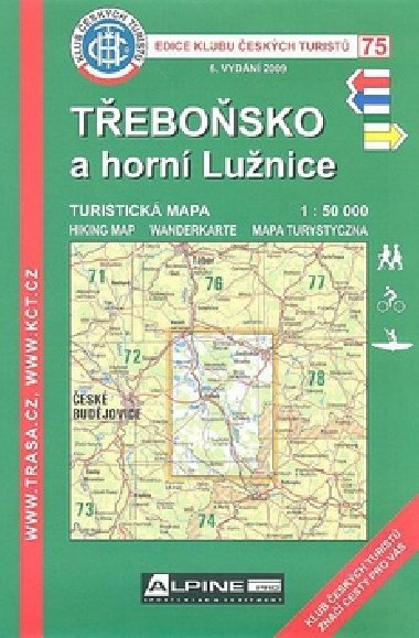 Kt 75 tebosko a horn lunice 1:50 000 - 