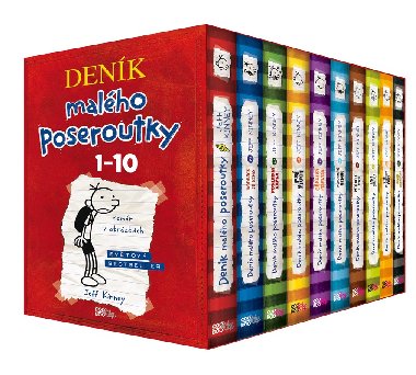Denk malho poseroutky BOX 1-10 - Jeff Kinney
