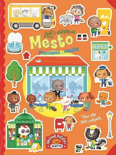 Zoit s nlepkami: Mesto - povolania a miesta - 