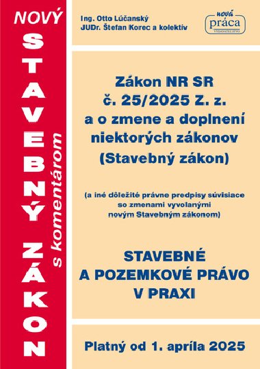 Nov stavebn zkon s komentrom - 