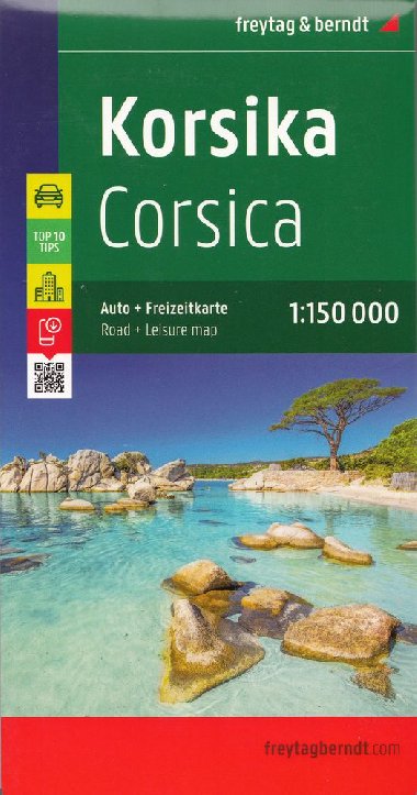 Korsika automapa 1:150 000 - Freytag a Berndt Korsika automapa 1:150 000 - Freytag a Berndt