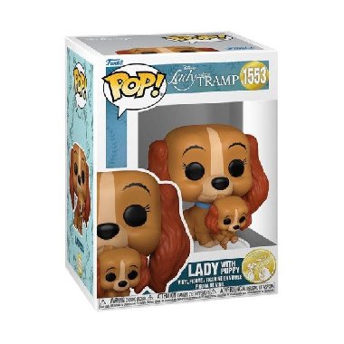 Funko POP Disney: Lady and the Tramp - Lady with Puppy #1553 - neuveden