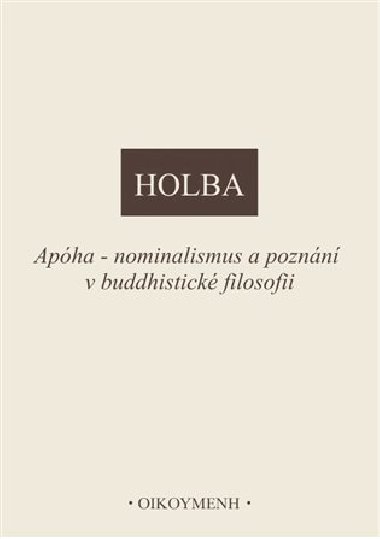 Apha - nominalismus a poznn v buddhistick filosofii - Ji Holba