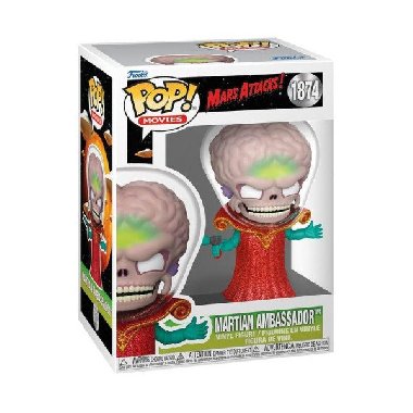 Funko POP Movies: Mars Attacks! - Martian Ambassador #1874 - neuveden