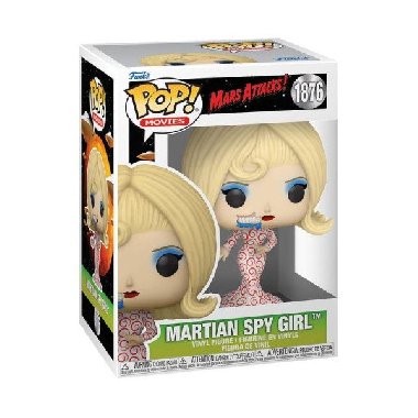 Funko POP Movies: Mars Attacks! - Martian Spy Girl #1876 - neuveden