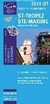 St-Tropez: Ste Maxime 1:25 000/Mapa - neuveden