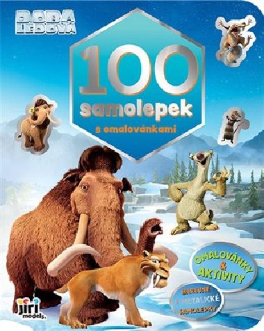 100 samolepek s omalovnkami Doba ledov - 