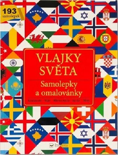Vlajky svta - Samolepky a omalovnky - neuveden